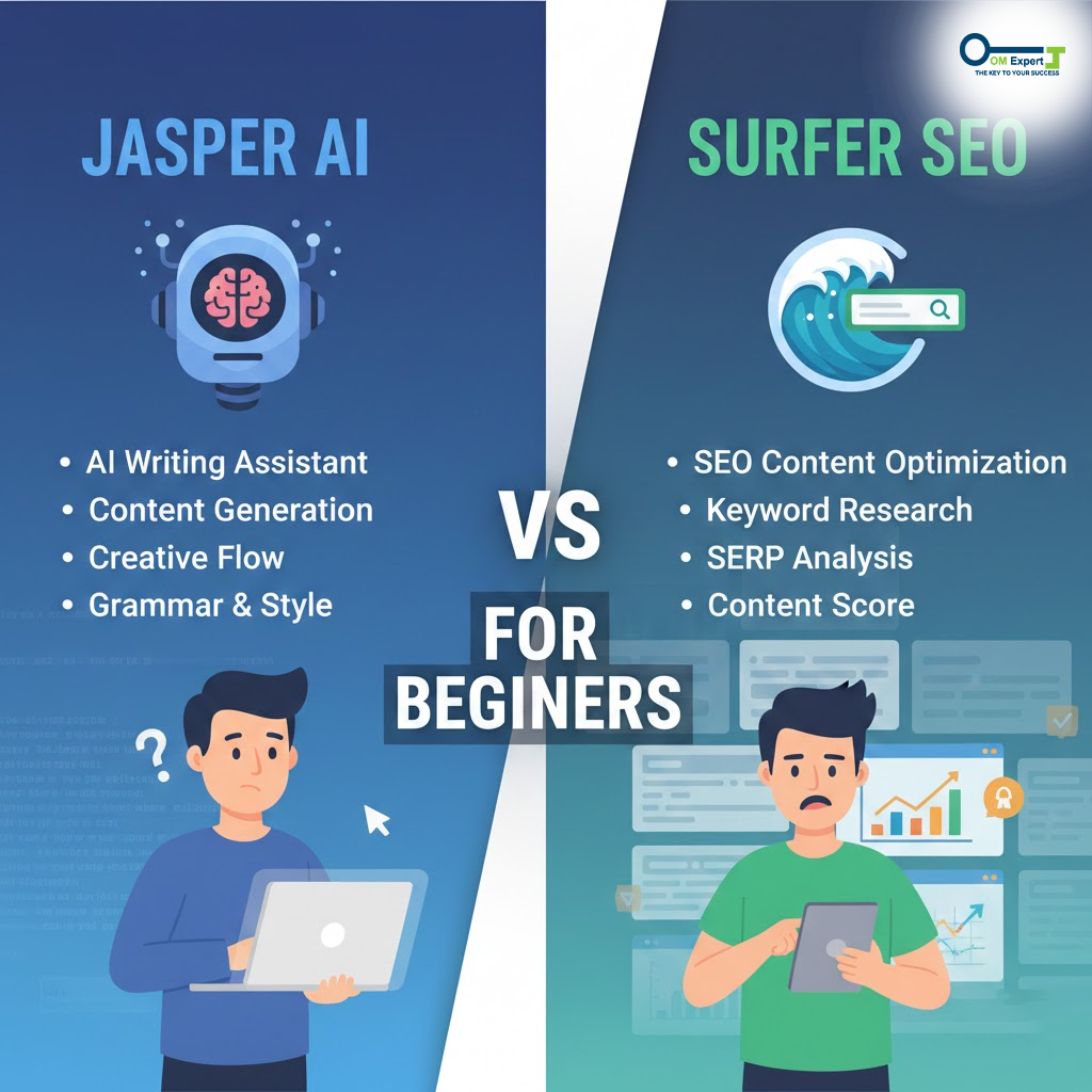 Jasper vs Surfer SEO for SEO content